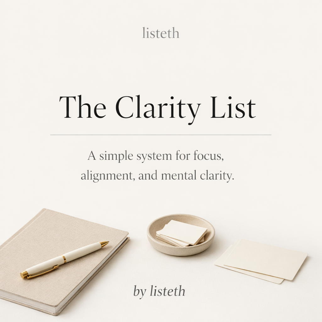 The Clarity List